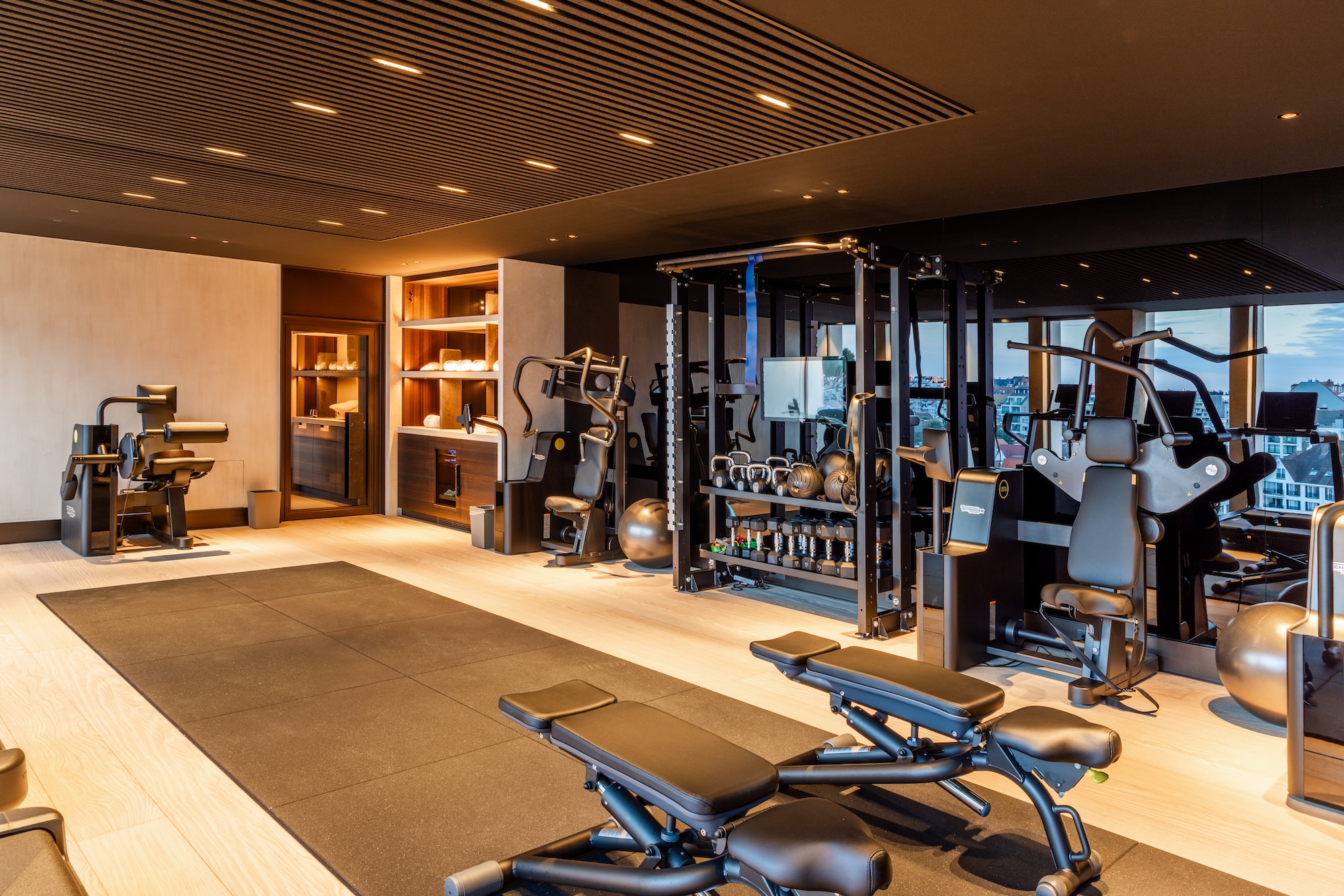 Fitness in het La Reserve hotel